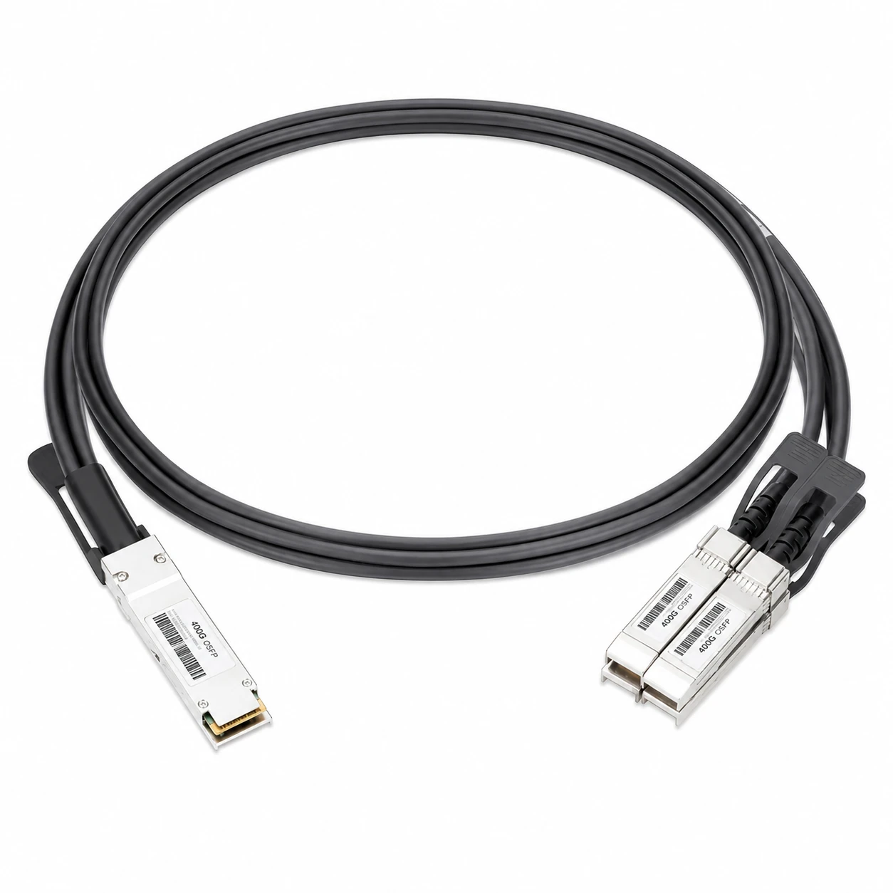 1m (3ft) 200G QSFP56 to 4X50G SFP56 Passive DAC Breakout Cable for NVIDIA/Mellanox 30AWG view 2