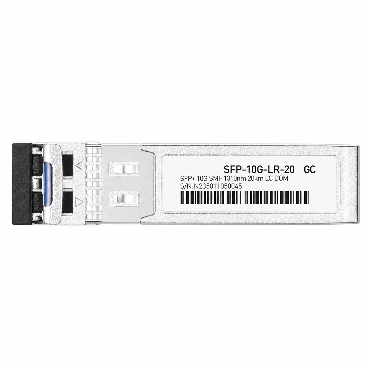 10GBASE-LR-20 SFP+ 1310nm 20km SMF Module view 2
