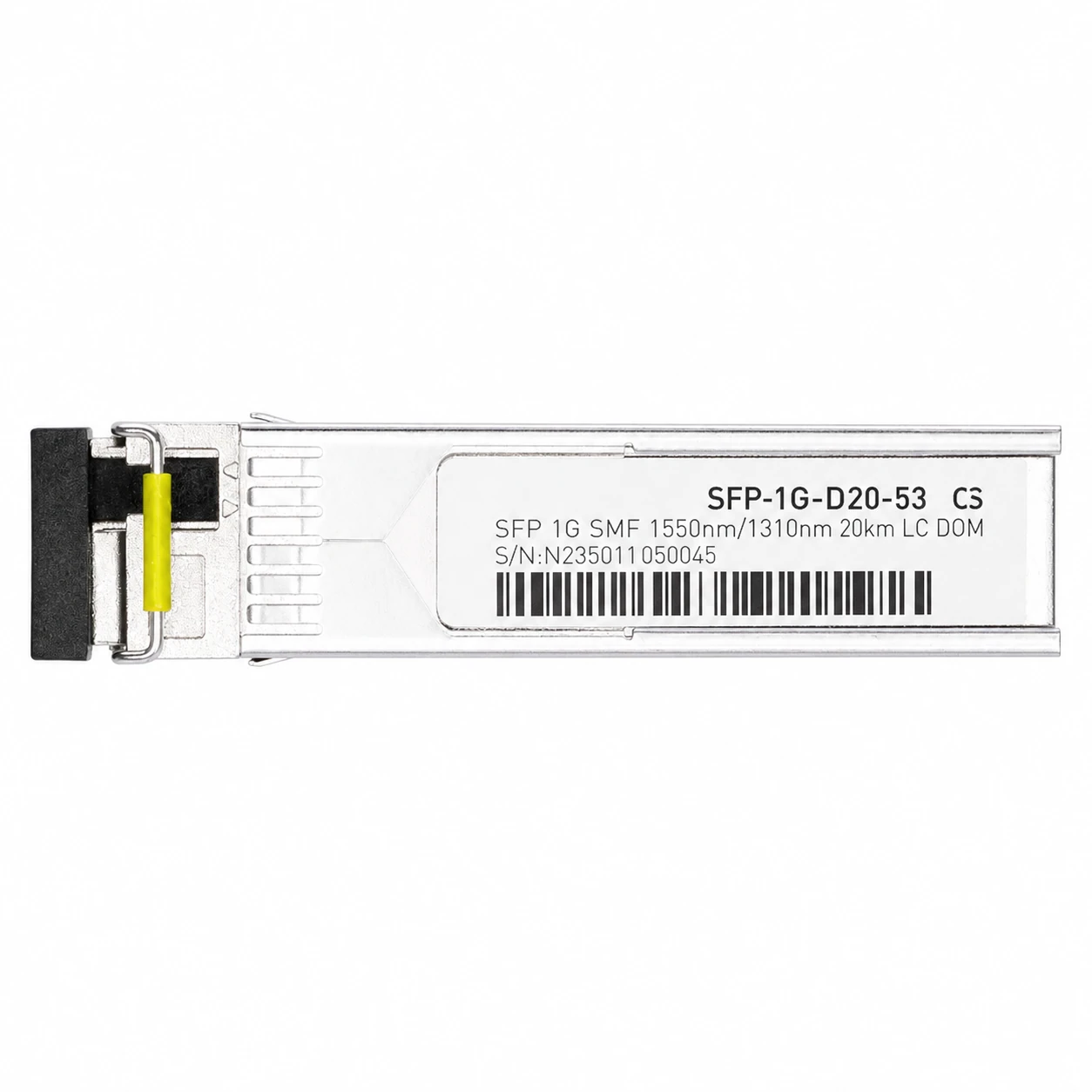 1000BASE-D20-53 SFP TX-1550nm/RX-1310nm 20km SMF Module for Cisco view 2