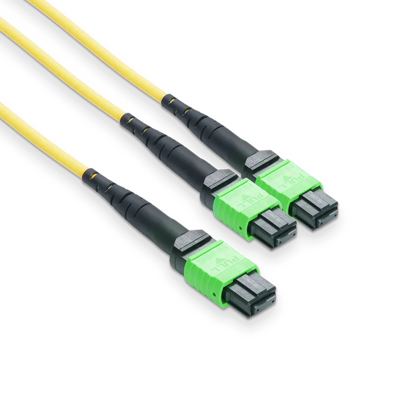NVIDIA/Mellanox Coding Target MFP7E40-N005 Compatible 5m (16ft) MPO-8 APC Female to 2 MPO-4 APC Female Type B LSZH Single... view 2