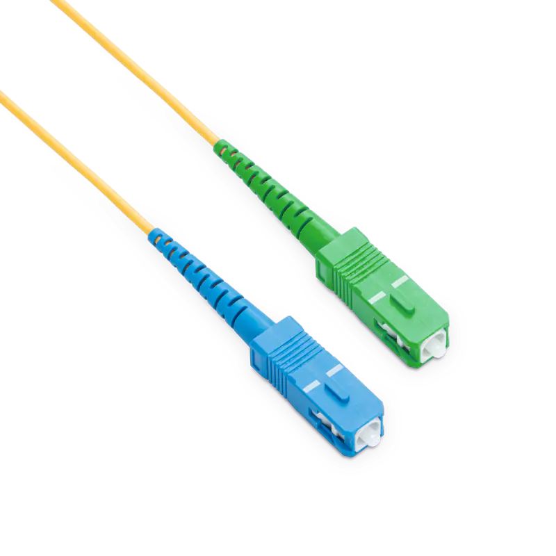 1m (3ft) OS2 SC UPC to SC APC Simplex PVC (OFNR) 2.0mm Fiber Optic Patch Cable view 4