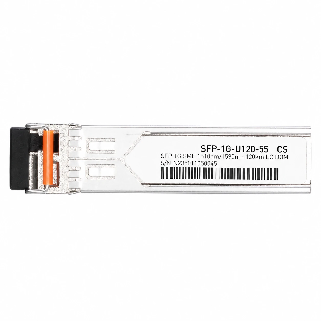 1000BASE-U120-55 SFP TX-1510nm/RX-1590nm 120km SMF Module for Generic view 2