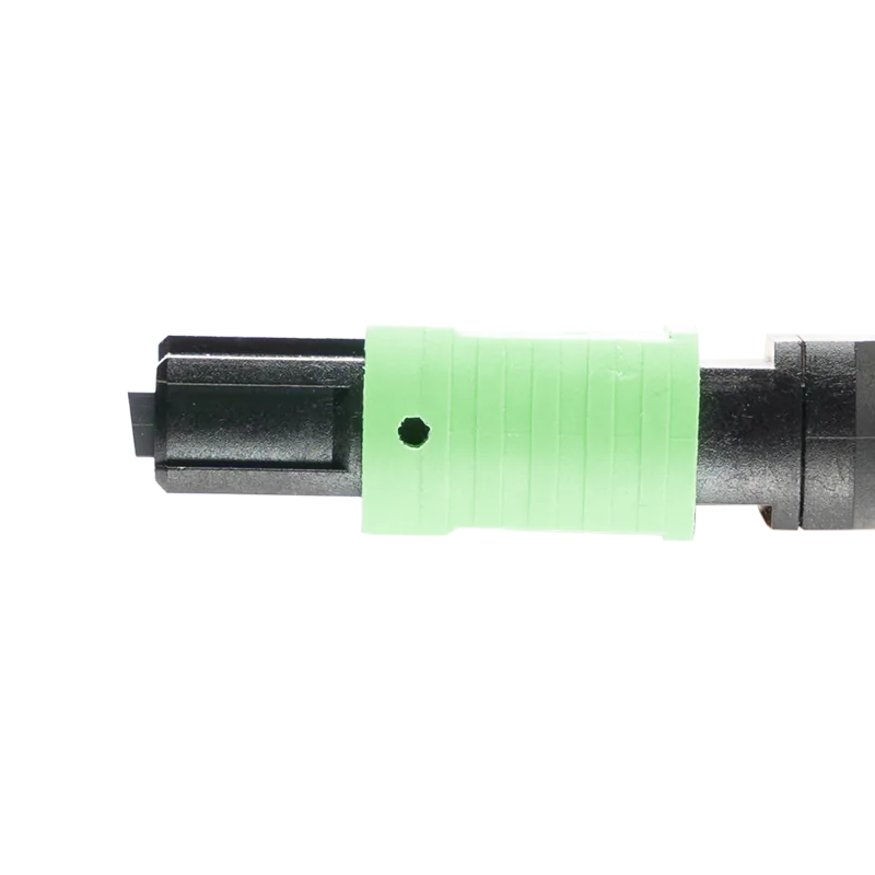 50m (164ft) MFP7E20-N050 MPO-8 APC to 2 MPO-4 APC Multimode Passive Splitter Fiber Cable view 4