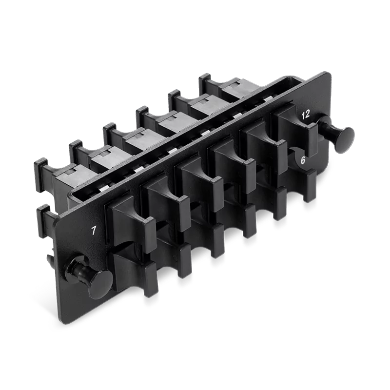 FAP-12MPOA 12-port MTP/MPO adapter panel (Type A, Key Up to Key Down) view 2