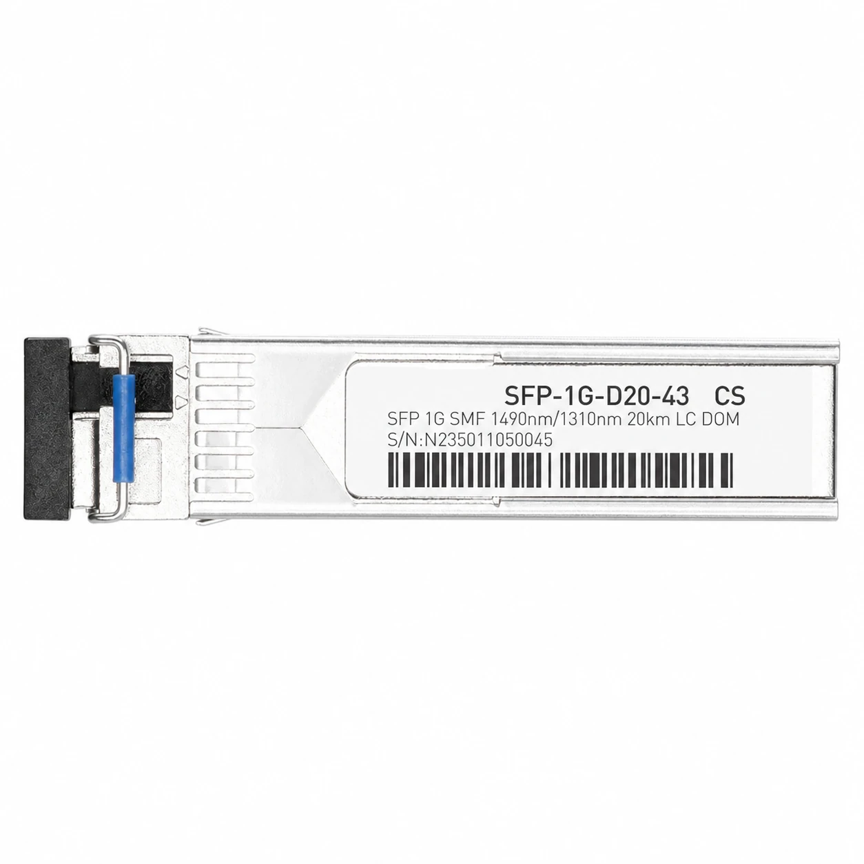 1000BASE-D20-43 SFP TX-1490nm/RX-1310nm 20km SMF Module for Cisco view 2