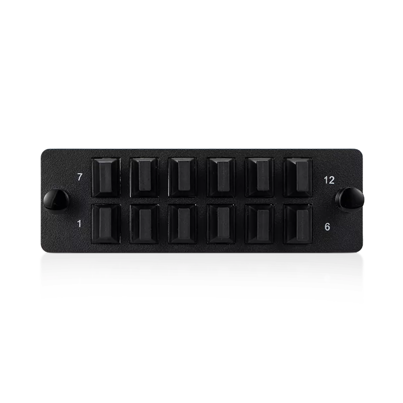 FAP-12MPOA 12-port MTP/MPO adapter panel (Type A, Key Up to Key Down) view 3