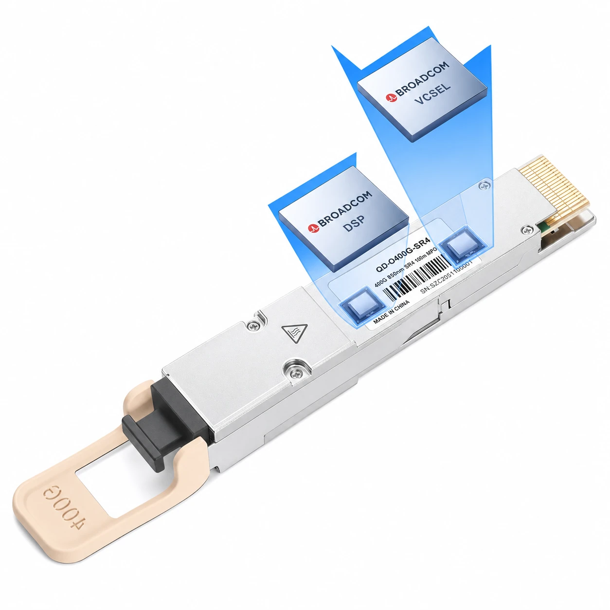 QDD-400G-VSR4 QDD-400G-VR4 400G QSFP-DD VR4 50m