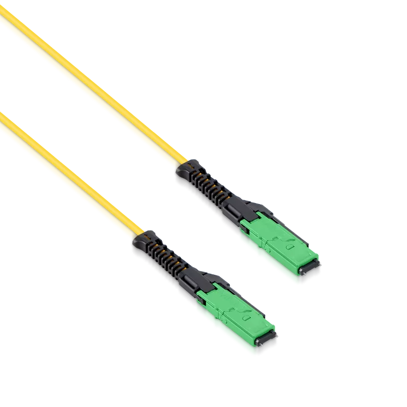 1m (3ft) Single Mode 16F MMC-16 APC Jumper, Yellow view 2