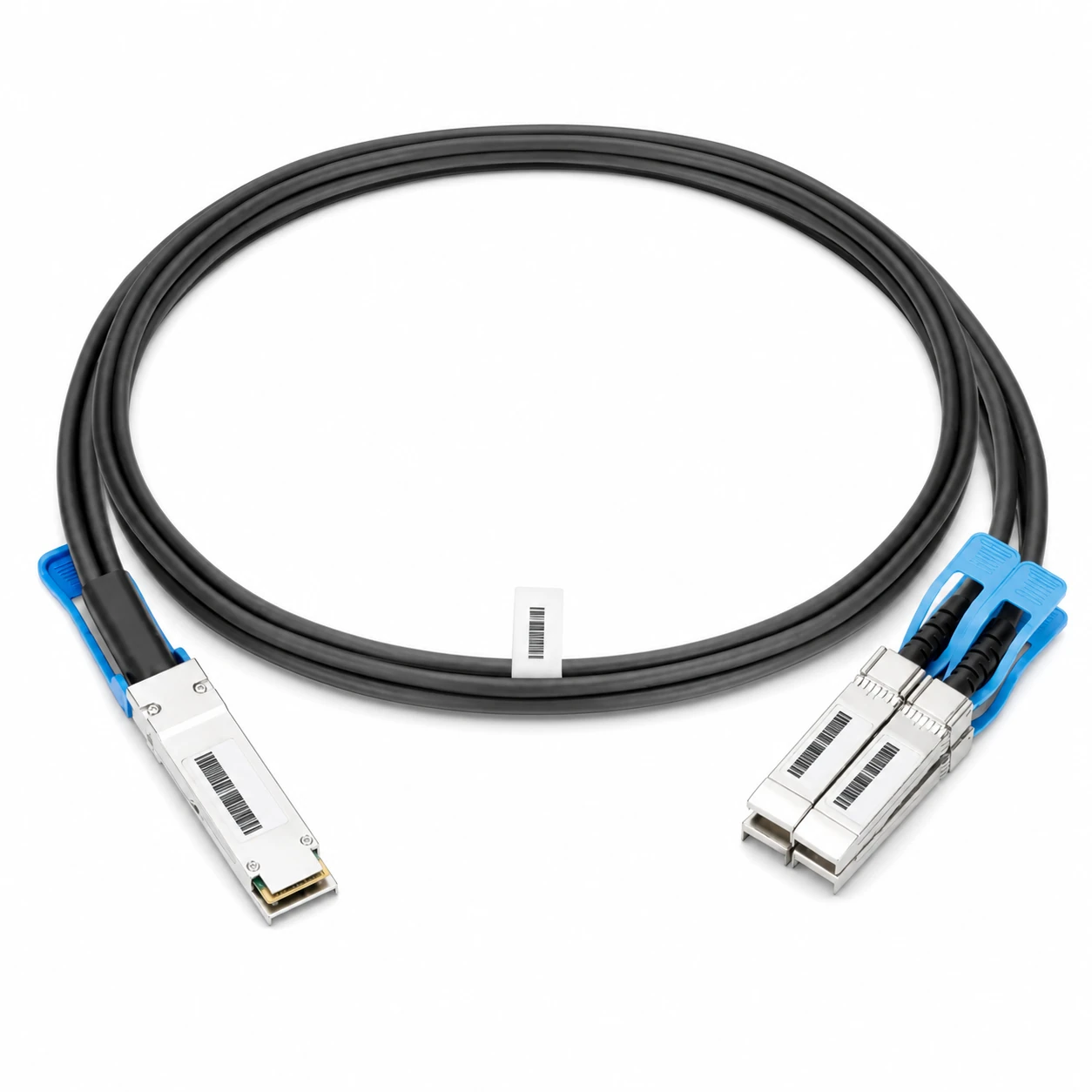 1m (3ft) 100G QSFP28 to 4X25G SFP28 Passive Direct Attach Copper Breakout Cable for...