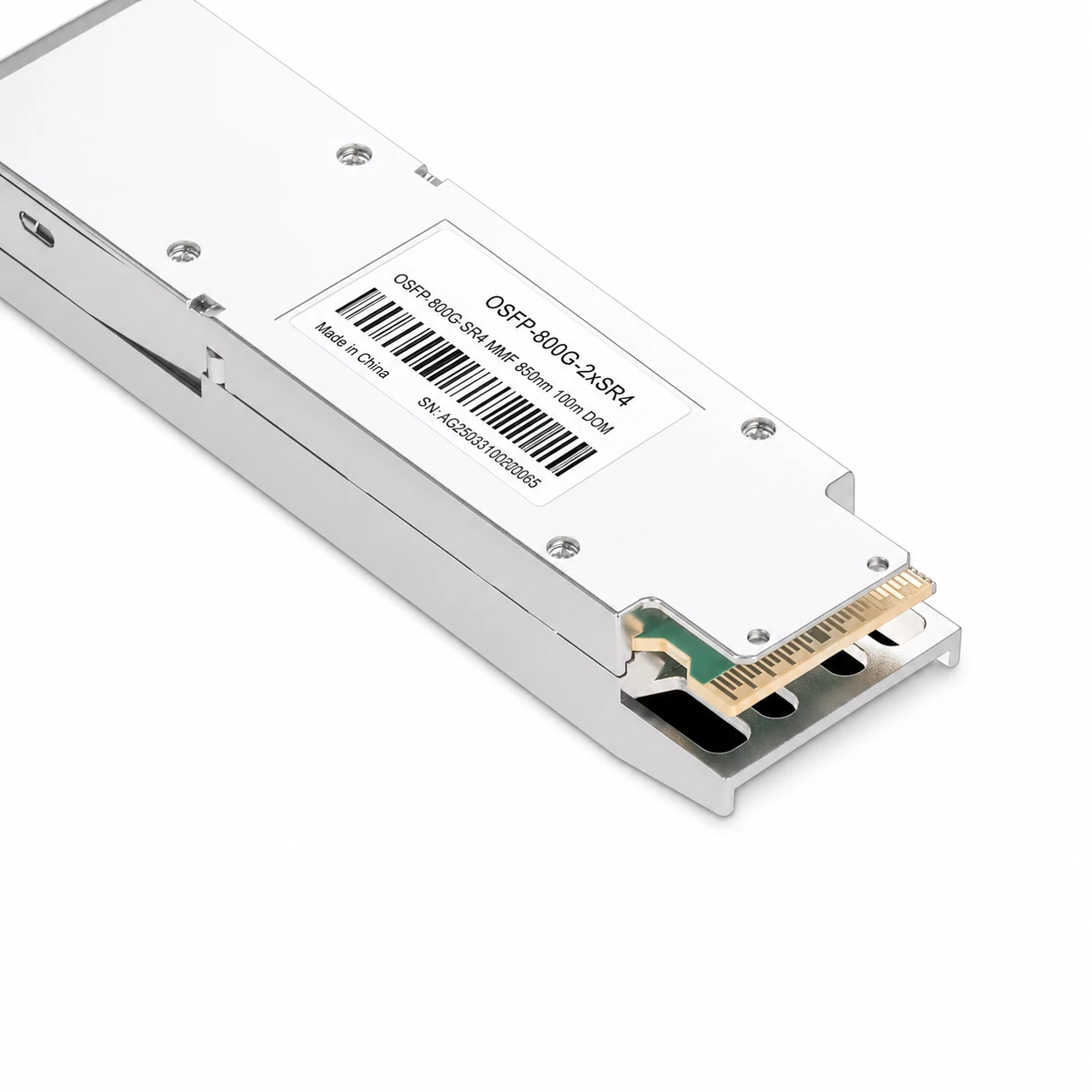 NVIDIA/Mellanox Coding Target MMA4Z00-NS-T Compatible Coherent VCSEL & Broadcom DSP 800G OSFP 2xSR4/SR8 100m Optical... view 4