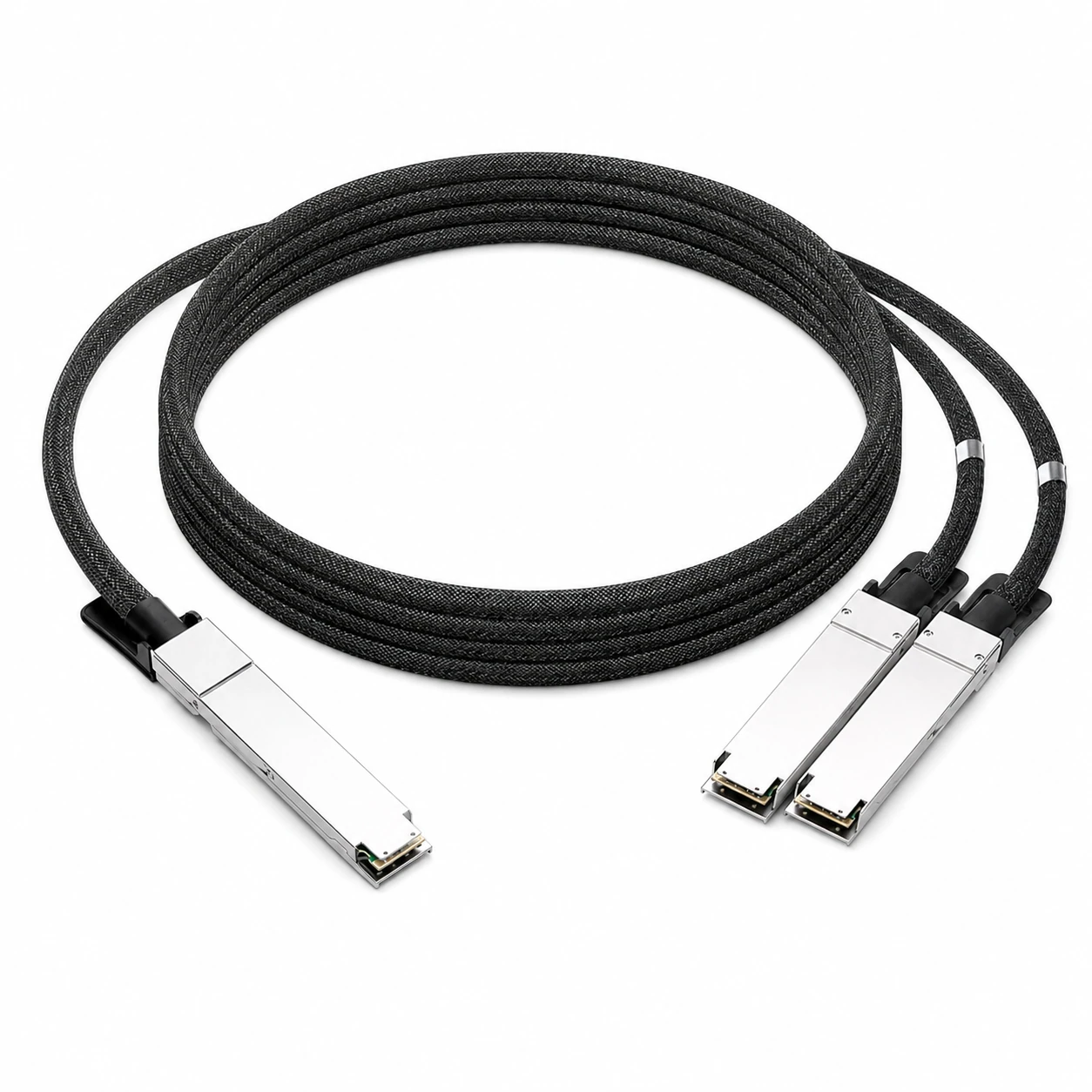 2.5m (8.2ft) NVIDIA Coding Target MCA7K10-X02A Compatible 1.6T OSFP224 to 2x800G OSFP224 Connected with NVIDIA GB300... view 2