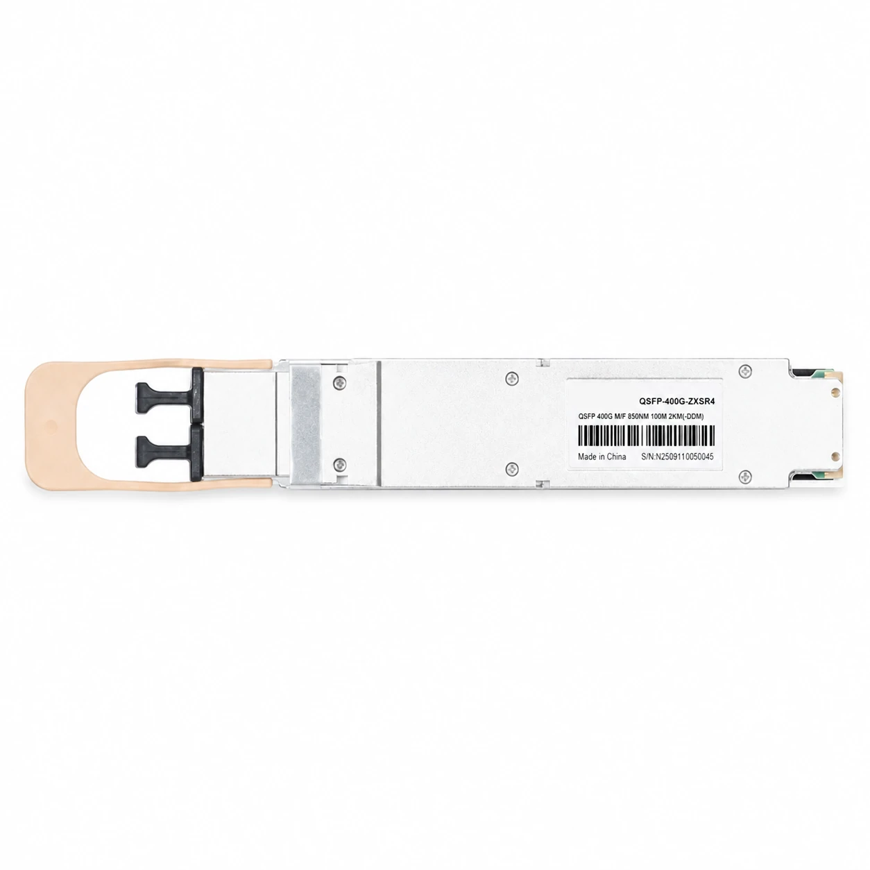NVIDIA/Mellanox Compatible OSFP-400G-2xSR4 Finned Top Optical Transceiver view 2