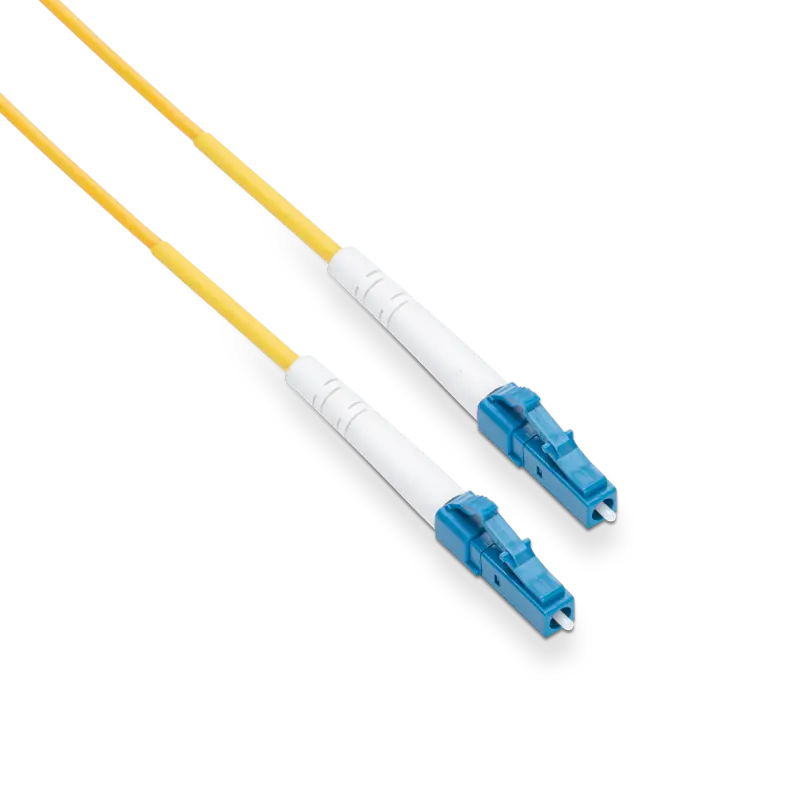 1m (3ft) OS2 LC UPC to LC UPC Simplex PVC (OFNR) 2.0mm G.657.A2 Fiber Optic Patch Cable view 3