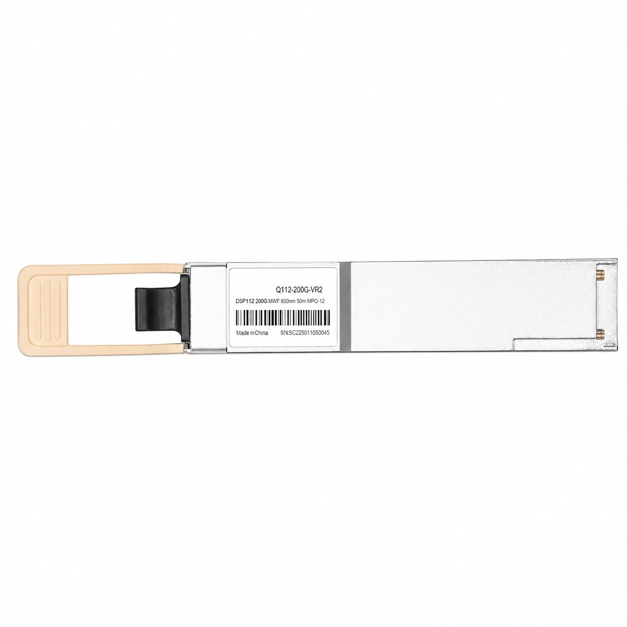 NVIDIA/Mellanox Compatible 200GBASE-VR2 QSFP112 PAM4 Broadcom DSP 850nm 50m Optical Transceiver for ROCE networking view 3