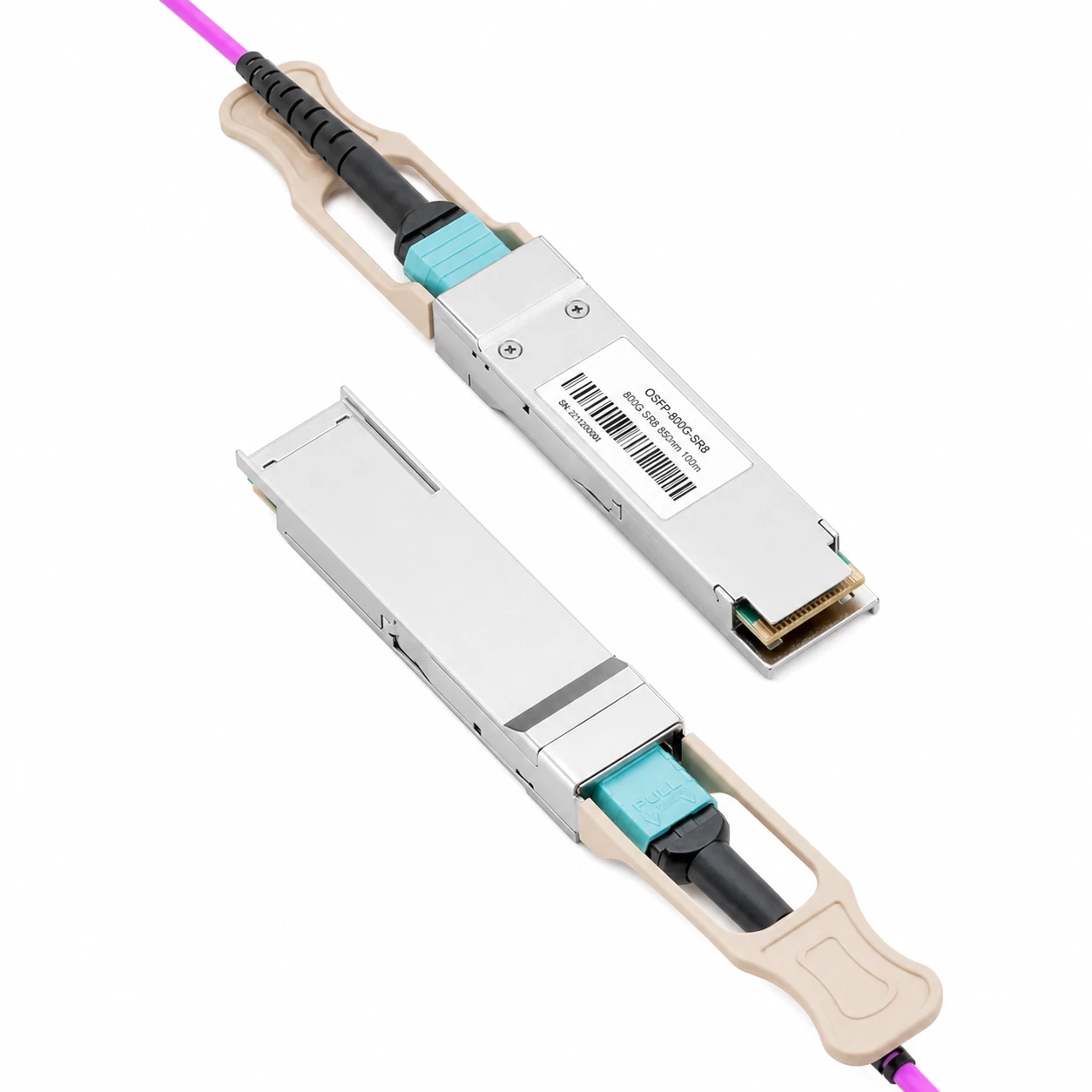 NVIDIA/Mellanox Compatible 100G SR2 QSFP56 PAM4 850nm 100m UPC InfiniBand HDR Transceiver Module for MMF view 6