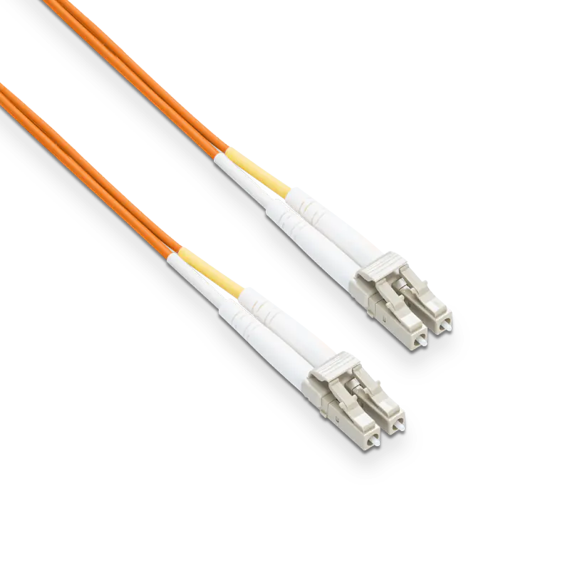 1m (3ft) OM2 LC UPC to LC UPC Duplex PVC (OFNR) 2.0mm Fiber Optic Patch Cable view 3