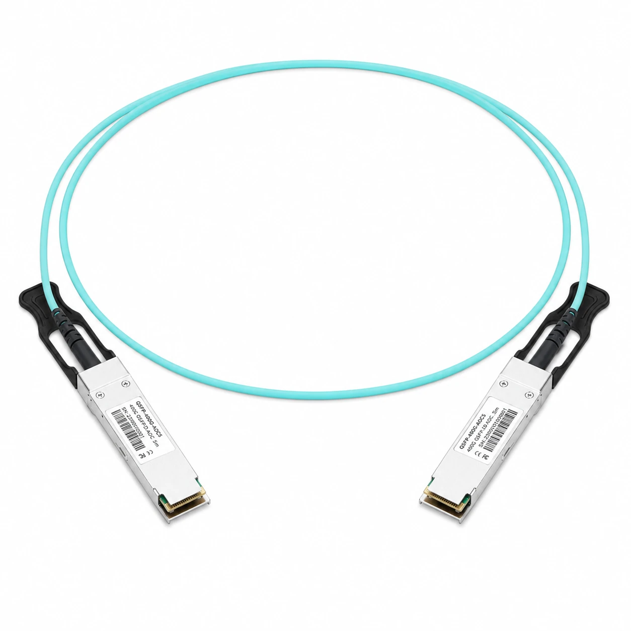NVIDIA/Mellanox Coding Target MFS1S00-V003E Compatible 3m (10ft) 200G QSFP56 Active Optical Cable view 2