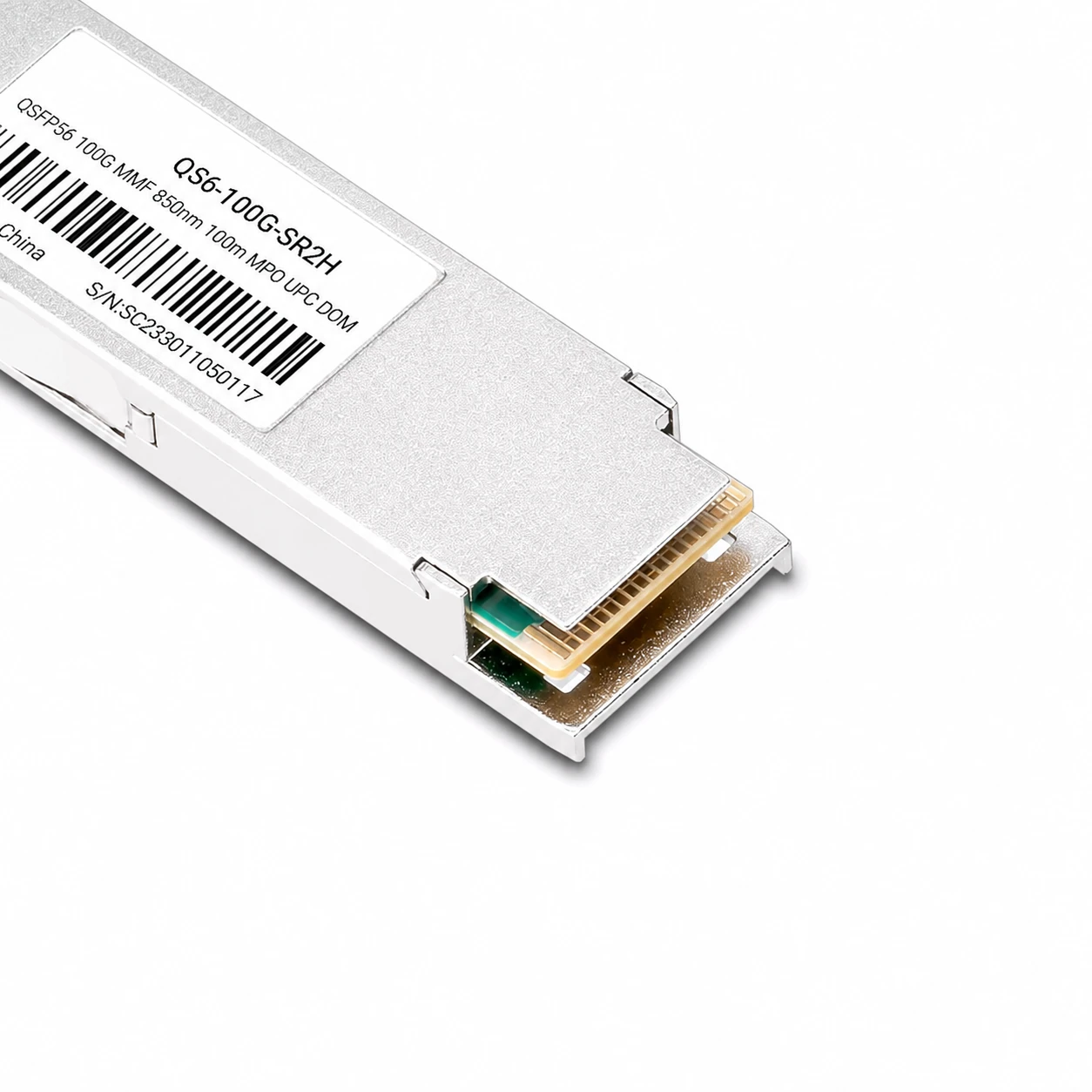 NVIDIA/Mellanox Compatible 100G SR2 QSFP56 PAM4 850nm 100m UPC InfiniBand HDR Transceiver Module for MMF view 4