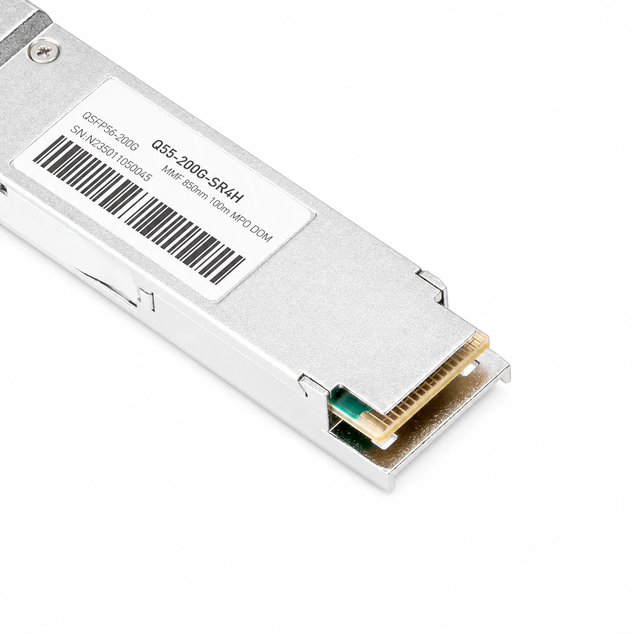 NVIDIA/Mellanox Coding Target MMA1T00-HS InfiniBand HDR 200GBase SR4 100m UPC QSFP56 Transceiver view 4