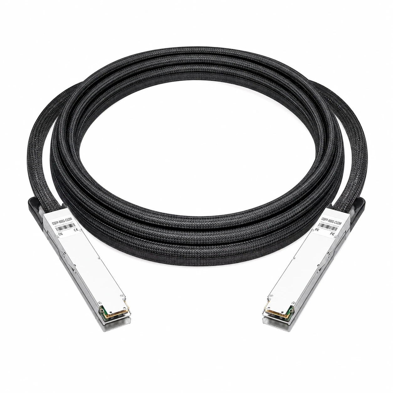 NVIDIA/Mellanox Compatible 3m (10ft) InfiniBand XDR Twin-port 2x800Gb/s OSFP224 IHS/Finned Top to 2x800Gb/s OSFP224... view 2