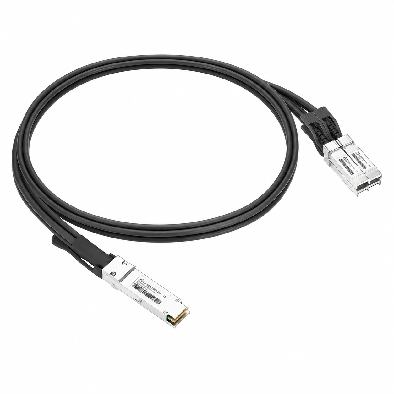 1m (3ft) 200G QSFP56 to 4X50G SFP56 Passive DAC Breakout Cable for NVIDIA/Mellanox 30AWG