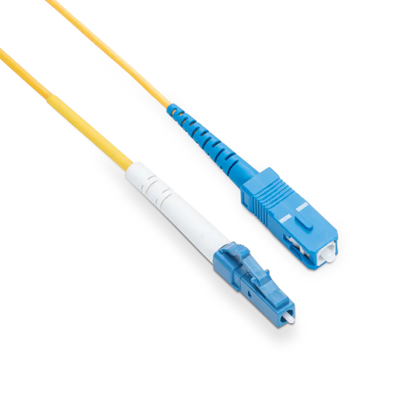 1m (3ft) OS2 LC UPC to SC UPC Simplex PVC (OFNR) 2.0mm Fiber Optic Patch Cable view 4