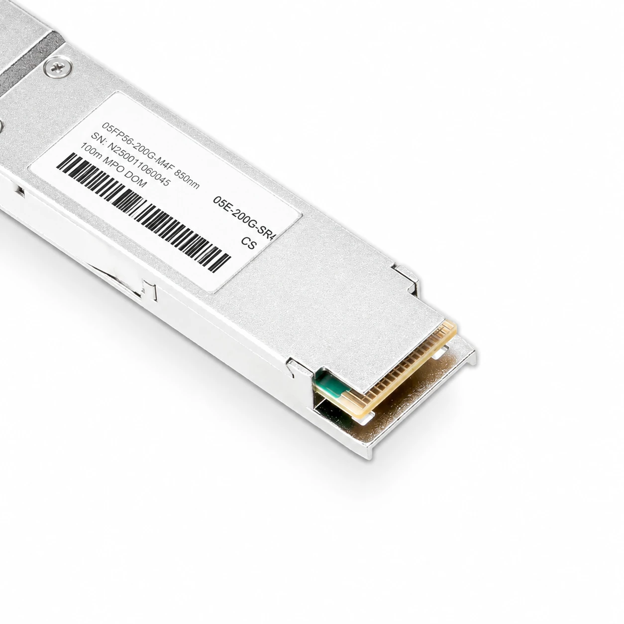 NVIDIA/Mellanox Coding Target MMA1T00-VS Compatible 200GbE SR4 QSFP56 PAM4 850nm 100m UPC Optical Transceiver view 4