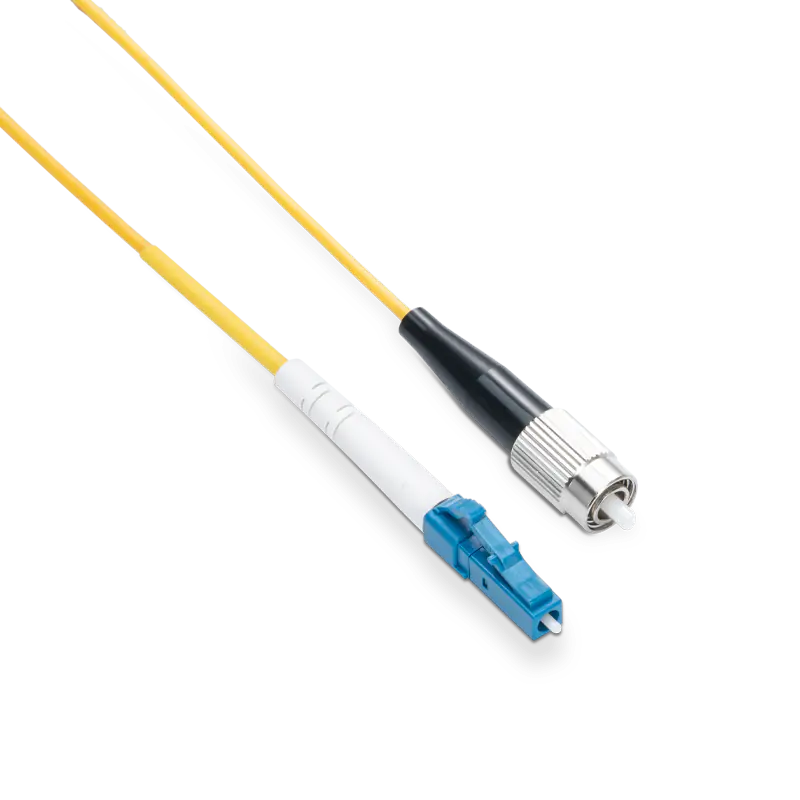 1m (3ft) OS2 LC UPC to FC UPC Simplex PVC (OFNR) 2.0mm Fiber Optic Patch Cable view 4