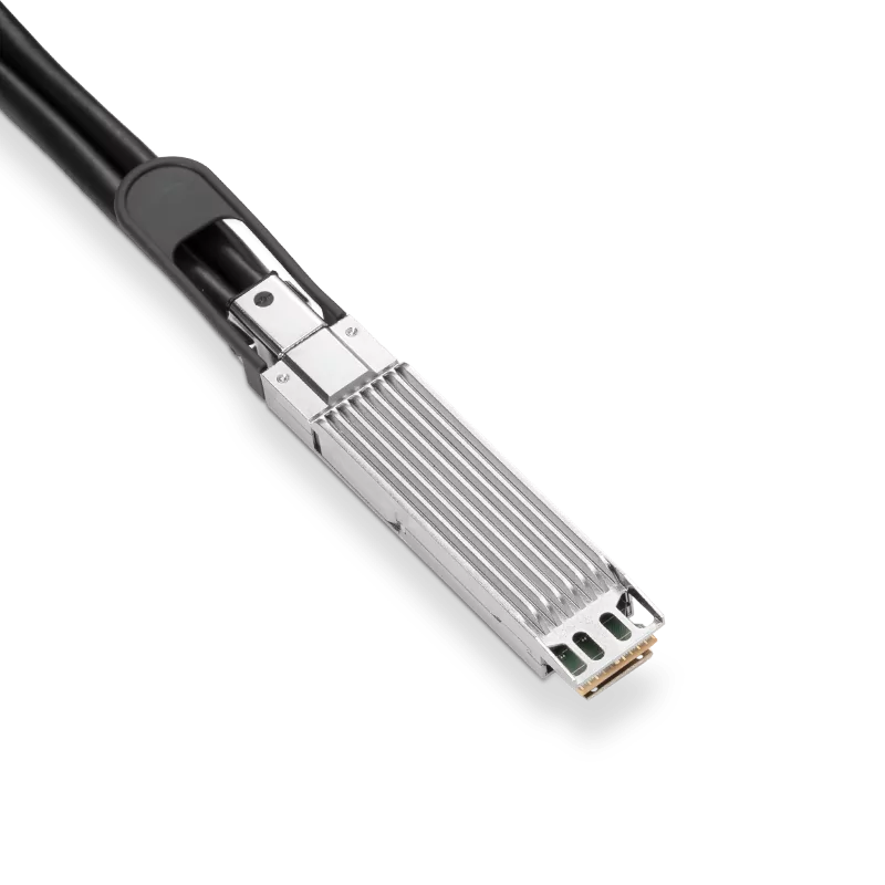NVIDIA/Mellanox Compatible 1m (3ft) 800G OSFP Fined top to Flat top InfiniBand NDR Passive Direct Attach Copper Cable DAC view 3