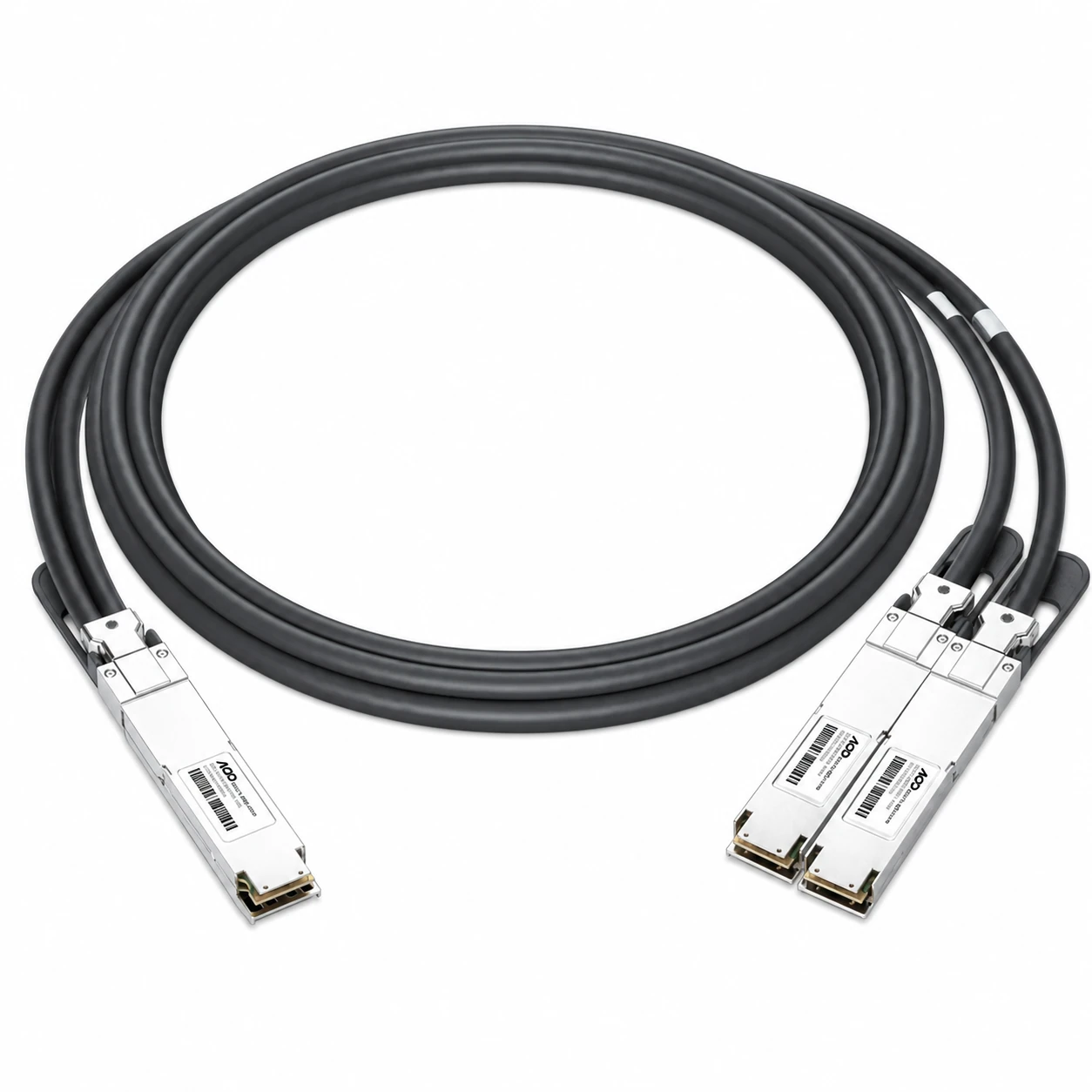 MCP7Y00-N002 Compatible 2m Infiniband NDR DAC Splitter Cable 800G(Finned Top) to 2x400G(Flat Top) view 2