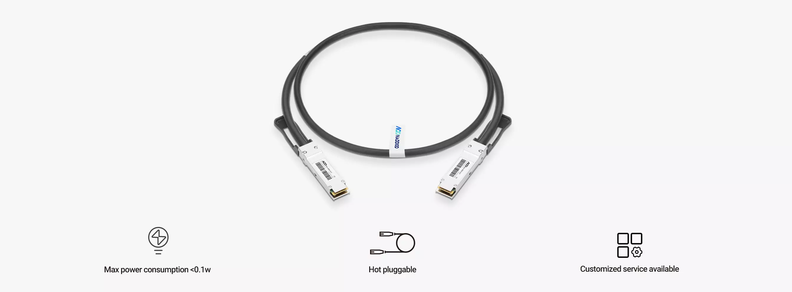 NVIDIA/Mellanox Coding Target 0.5m 200G QSFP56 Passive Direct Attach Cable for DGX Spark Founders Edition... detail