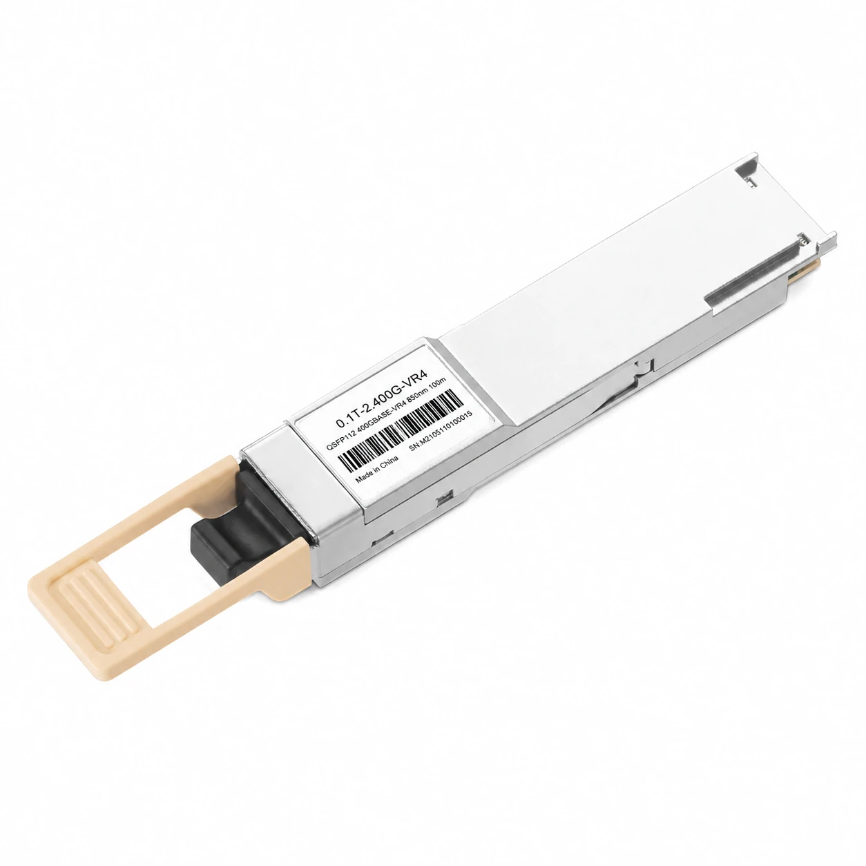 NVIDIA/Mellanox Coding Target MMA1Z00-NS400-T Compatible Broadcom DSP 400GBASE-VR4 QSFP112 PAM4 850nm 50m Optical Transceiver view 2