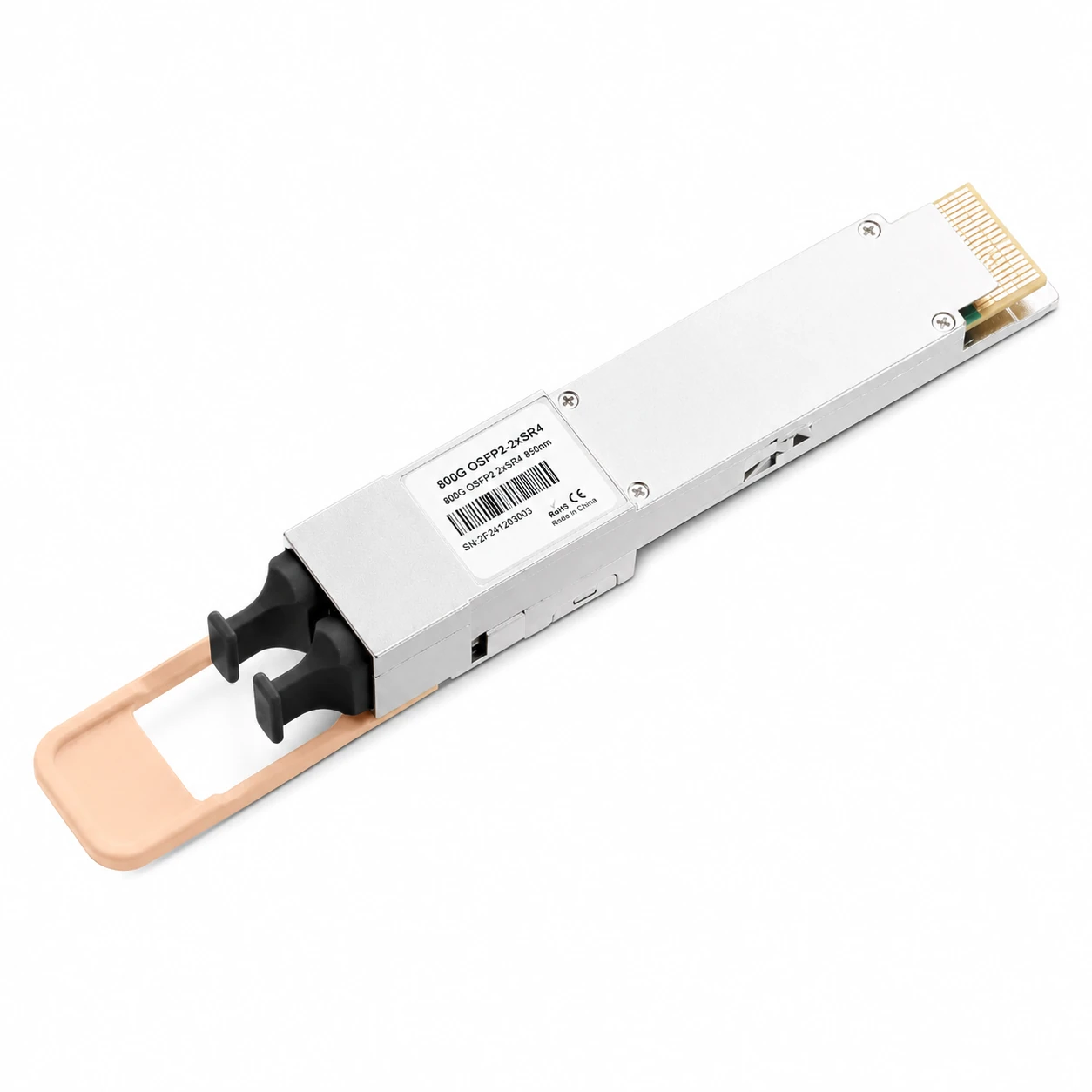 Cisco Coding Target 800G QSFP-DD 2xSR4 Compatible Broadcom DSP 850nm 100m MMF Optical Transceiver Module view 2