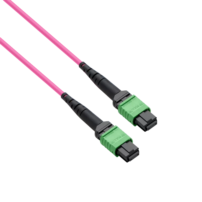 10m (33ft) 4xMPO-8 APC Female to 4xMPO-8 APC Female OM4 Multimode Shuffle Trunk Cable (32 Fibers, LSZH, Type 4） view 2