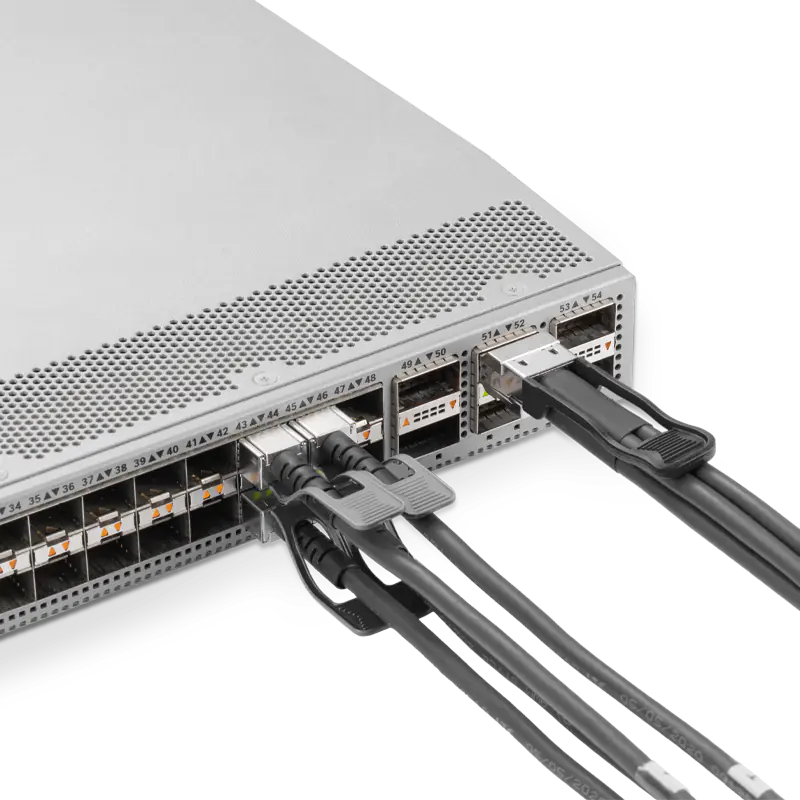 1m (3ft) 200G QSFP56 to 4X50G SFP56 Passive DAC Breakout Cable for NVIDIA/Mellanox 30AWG view 4