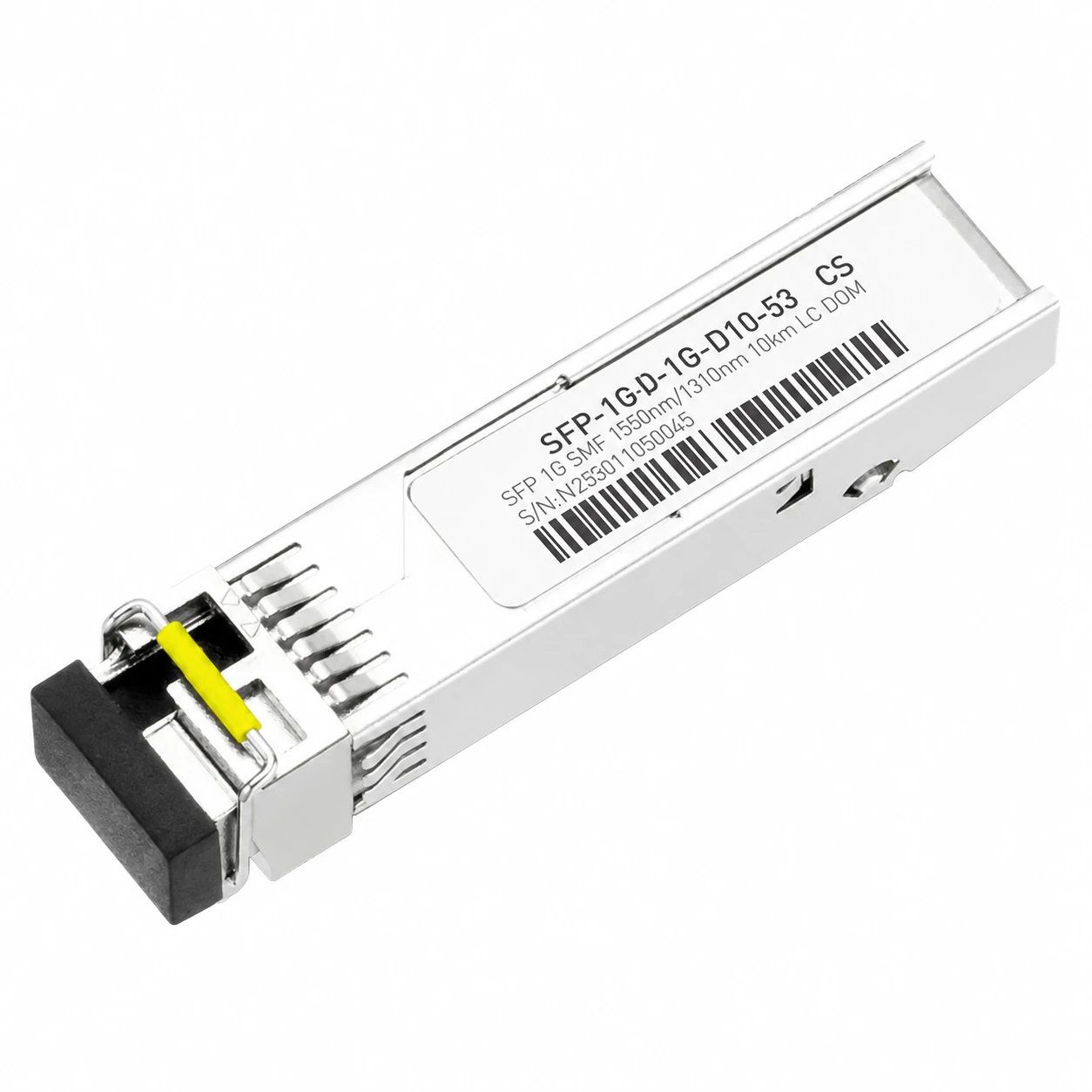 1000BASE-D10-53 SFP TX-1550nm/RX-1310nm 10km SMF Module for Cisco
