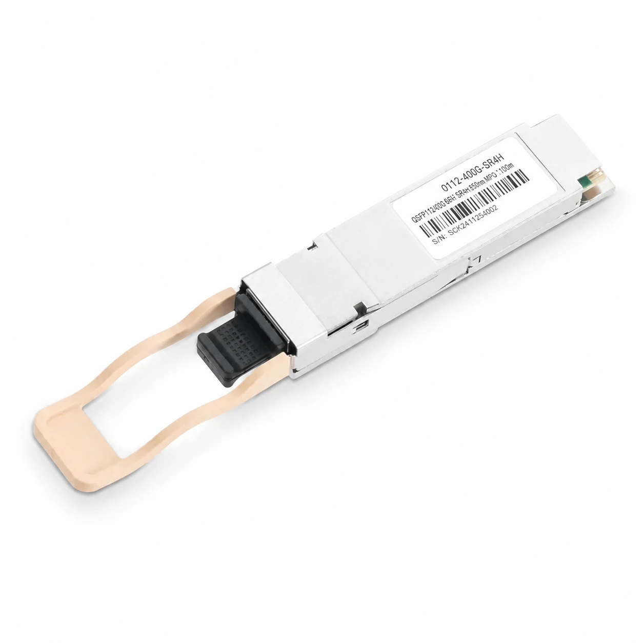 NVIDIA/Mellanox Coding Target MMA1Z00-NS400 QSFP112 400G SR4 InfiniBand NDR Transceiver with Broadcom DSP & Broadcom VCSEL view 2