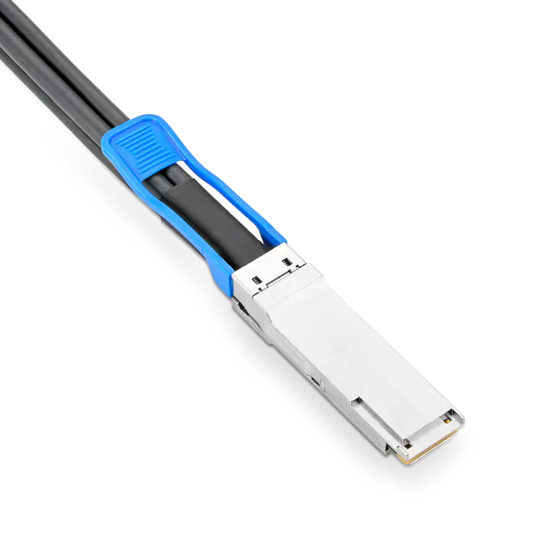 1m (3ft) 200G QSFP56 to 2X100G DSFP Passive DAC Breakout Cable for NVIDIA/Mellanox view 4