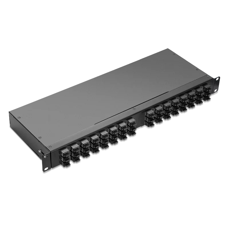 1U 192F MPO Shuffle Box (48x8F, OM4) Type4 for Scalable AI Data Center Cabling view 4