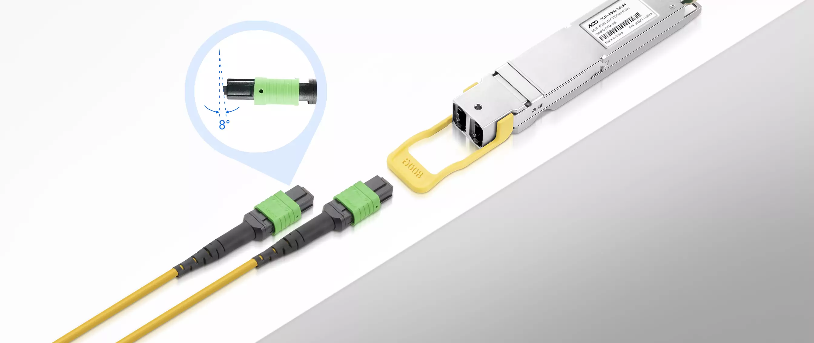 MFP7E30-N025 25m (82ft) MPO to MPO Female 12 Fibers Type B Trunk Cable detail