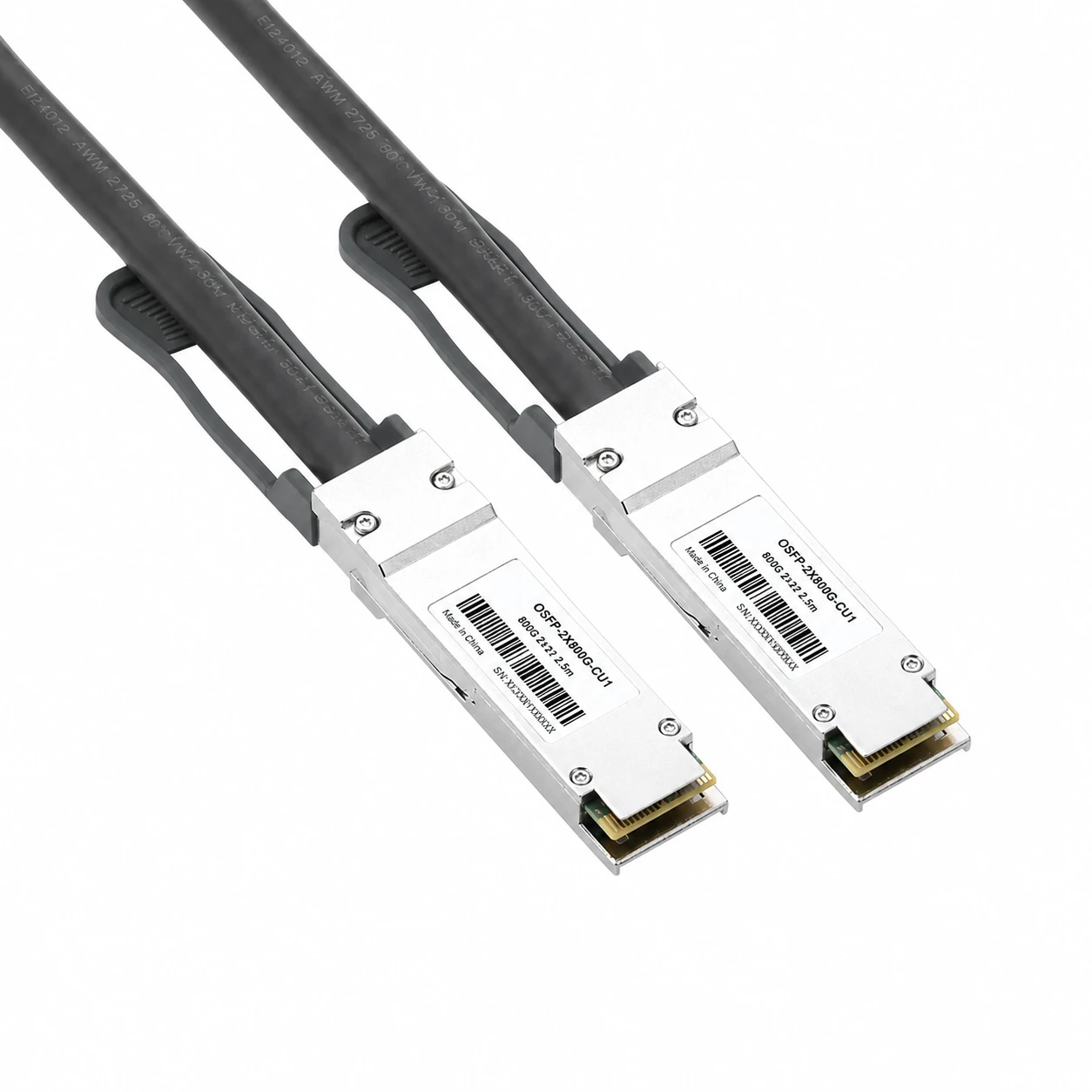 NVIDIA/Mellanox Coding Target NJAAKKR-0006/NJAAKK-0006/LMTQF022-SD-R Compatible 0.5m (1.6ft) 400G QSFP112 Passive Direct... view 3
