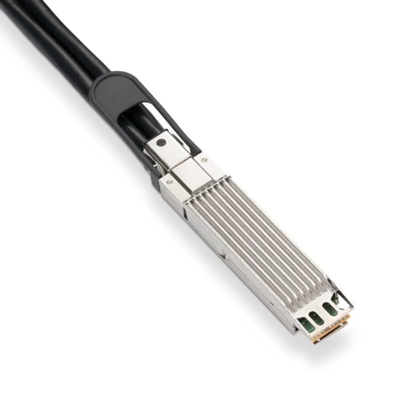 MCP7Y60-N002 Compatible 2m InfiniBand NDR DAC Splitter Cable 400G(Finned Top) to 2x200G(Flat Top) view 3