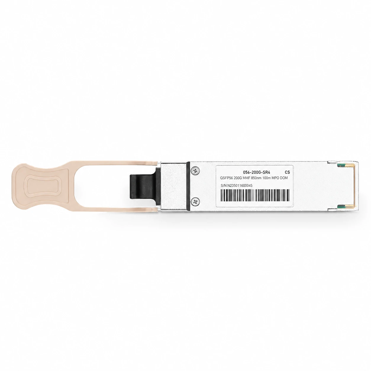 NVIDIA/Mellanox Coding Target MMA1T00-VS Compatible 200GbE SR4 QSFP56 PAM4 850nm 100m UPC Optical Transceiver view 2