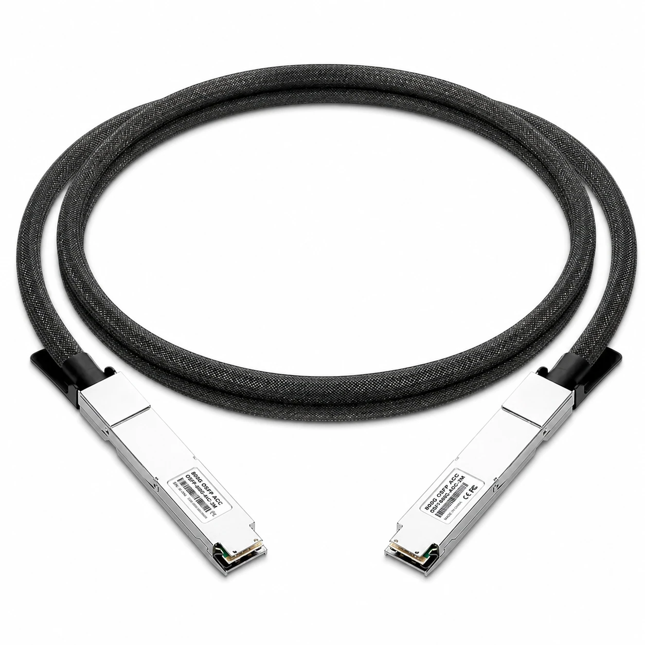 NVIDIA/Mellanox Compatible 1.6T OSFP224 InfiniBand XDR Passive Direct Attach Copper Cable, Integrated Heat Sink to... view 2