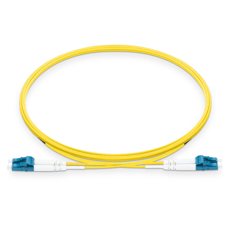 1m (3ft) OS2 LC UPC to LC UPC Duplex PVC (OFNR) 2.0mm Fiber Patch Cable