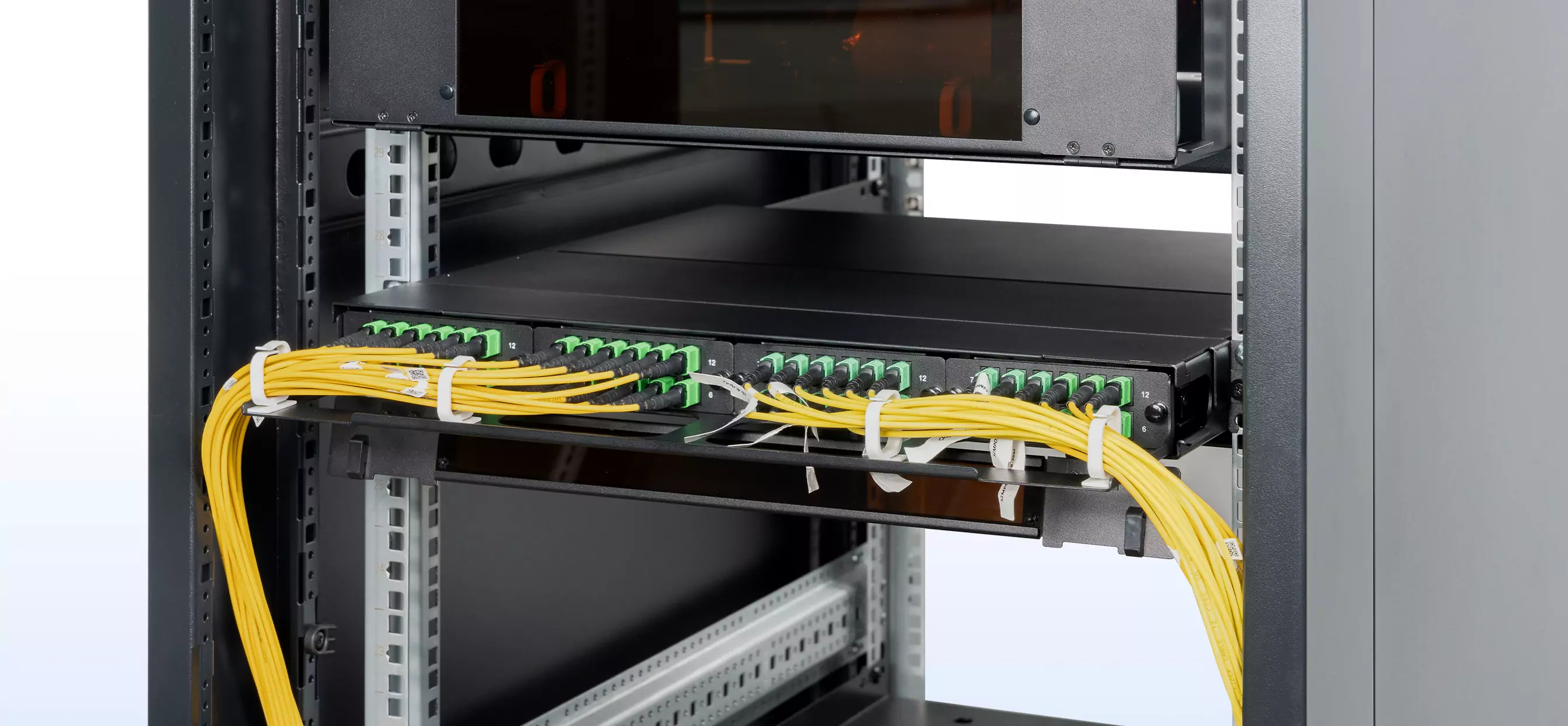FAP-12MPOA 12-port MTP/MPO adapter panel (Type A, Key Up to Key Down) detail