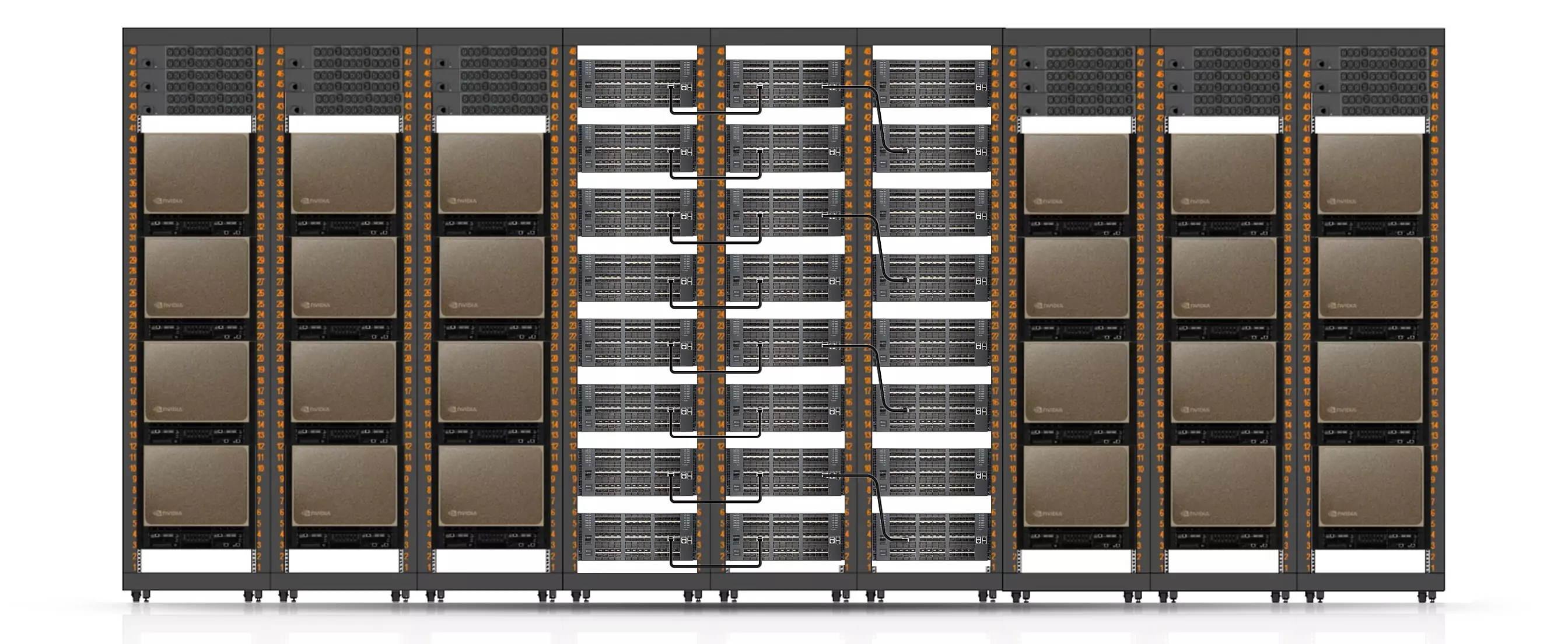 NVIDIA/Mellanox Coding Target MCA4K50-X001 (980-9IAM5-00X001) Compatible 1.6T OSFP224 InfiniBand XDR Active Direct Attach... detail