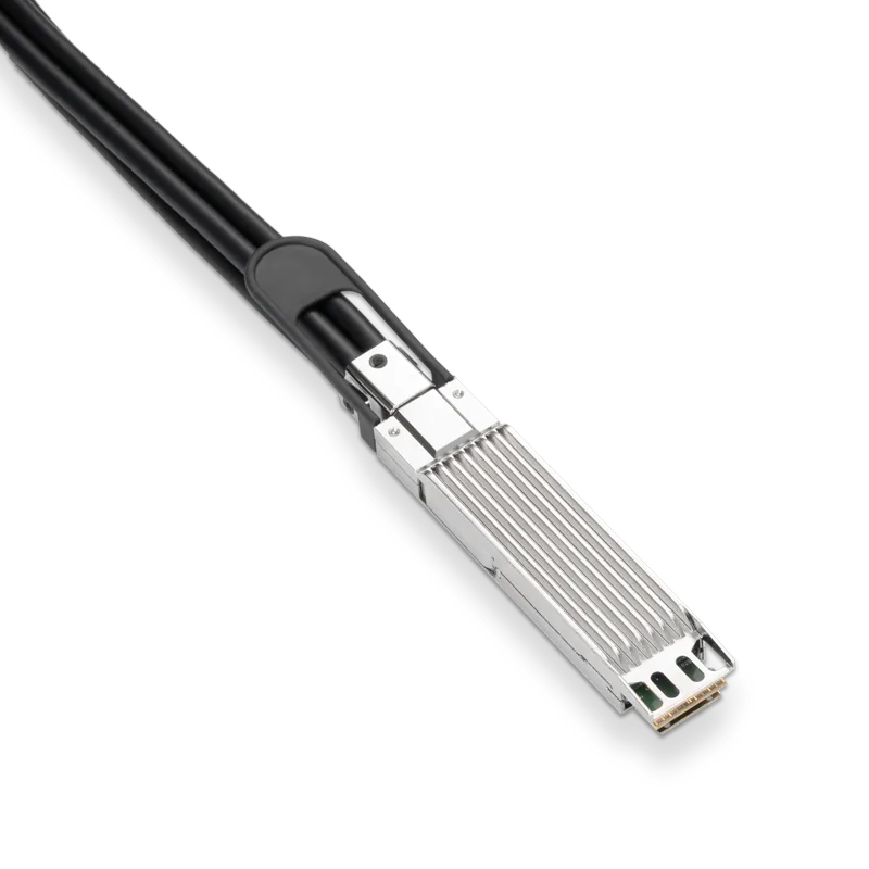 MCP7Y50-N001 NVIDIA/Mellanox Compatible DAC 1m (3ft) Twin-port 800Gb/s OSFP Finned Top to 4x200Gb/s OSFP Flat Top Passive... view 3