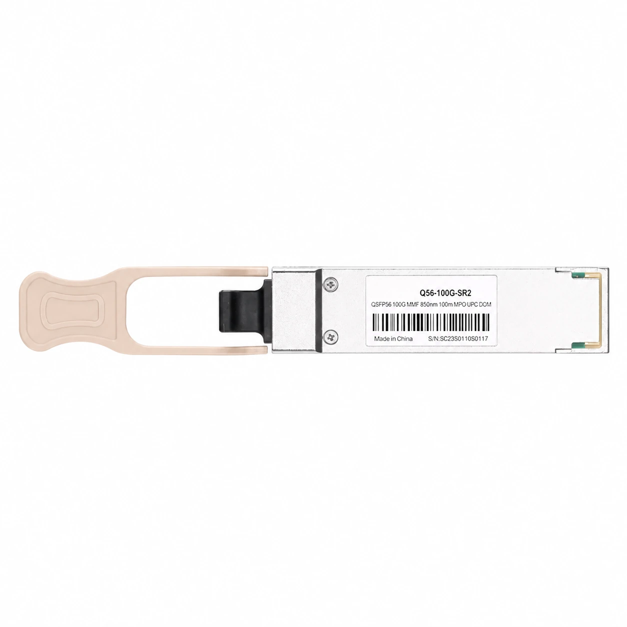 NVIDIA/Mellanox Compatible 100GbE SR2 QSFP56 850nm 100m MPO/MTP-12 UPC Ethernet Optical Transceiver Module for MMF view 2