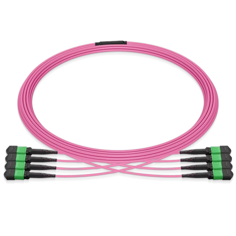 4x8F to 4x8F Type 4 Fiber Assembly M4MPOA4x8F4